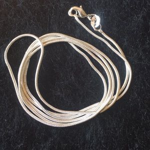 Ladies Sterling Silver Chain Necklace